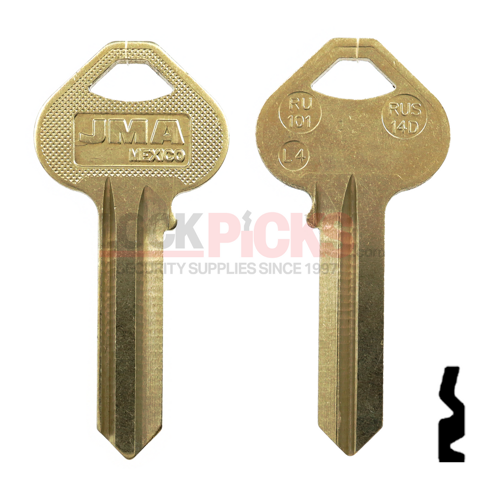 Corbin Russwin (RU101, CR-L4-6, A1011-L4, RUS-14D) NS