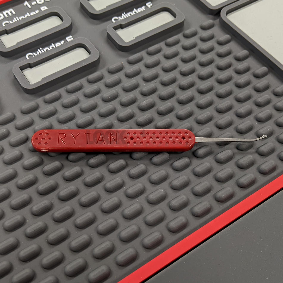 Miniature “Mini-Red” Diamond Hook Lock Pick – By Rytan
