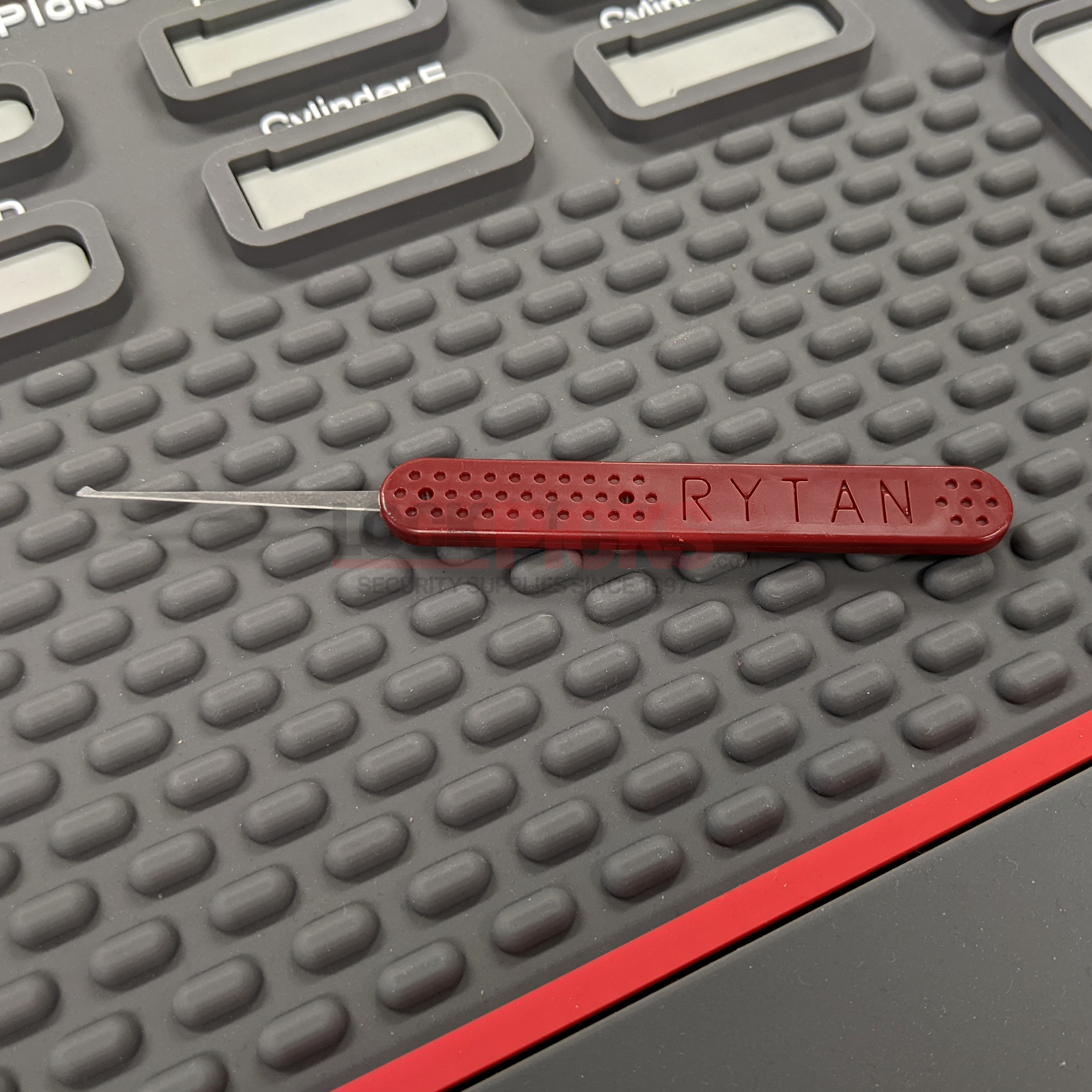 Lock Pick Rouge Miniature “Mini-Red” Diamond Lock Pick – By Rytan – Lockpicks.com