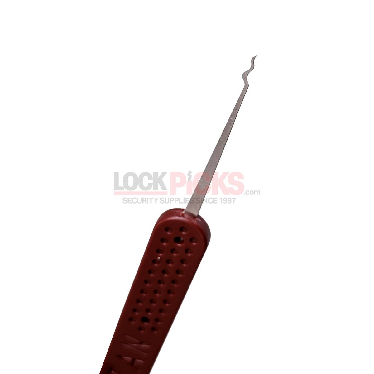 Picklock Rake Miniature “Mini-Red” Full Rake Lock Pick – By Rytan – Lockpicks.com