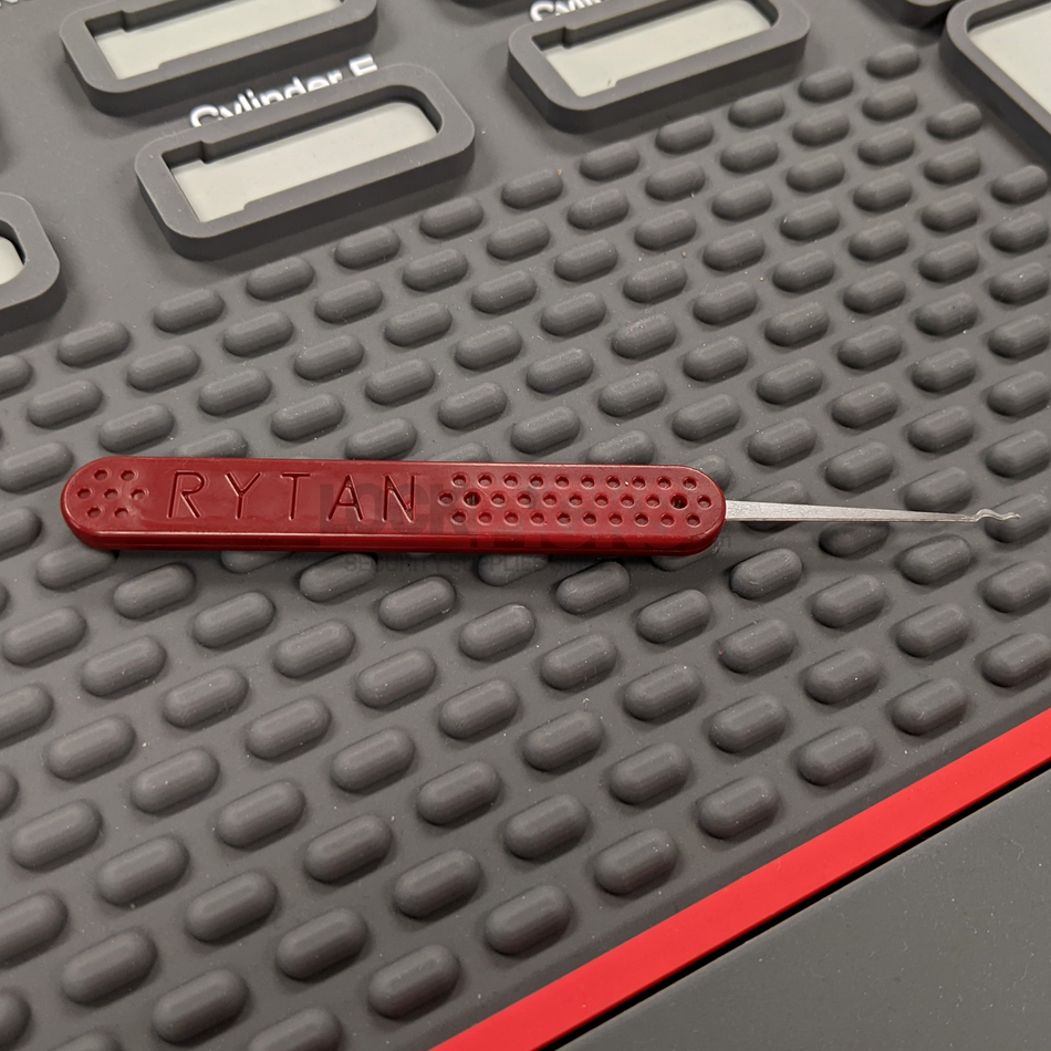 Miniature “Mini-Red” Full Rake Lock Pick – By Rytan