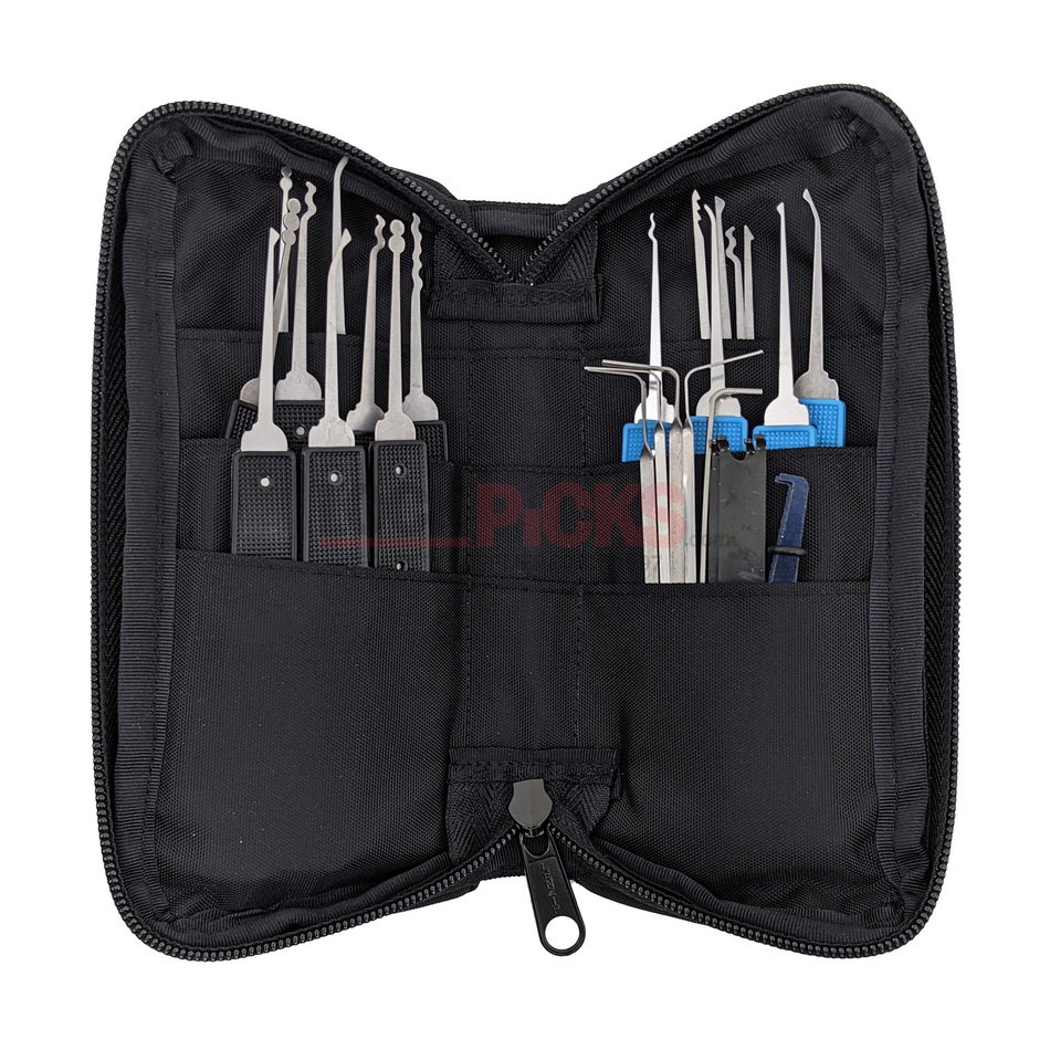 25-Pc. Lock Pick Set (Type-7) w/"Mini-Blue" -by RYTAN