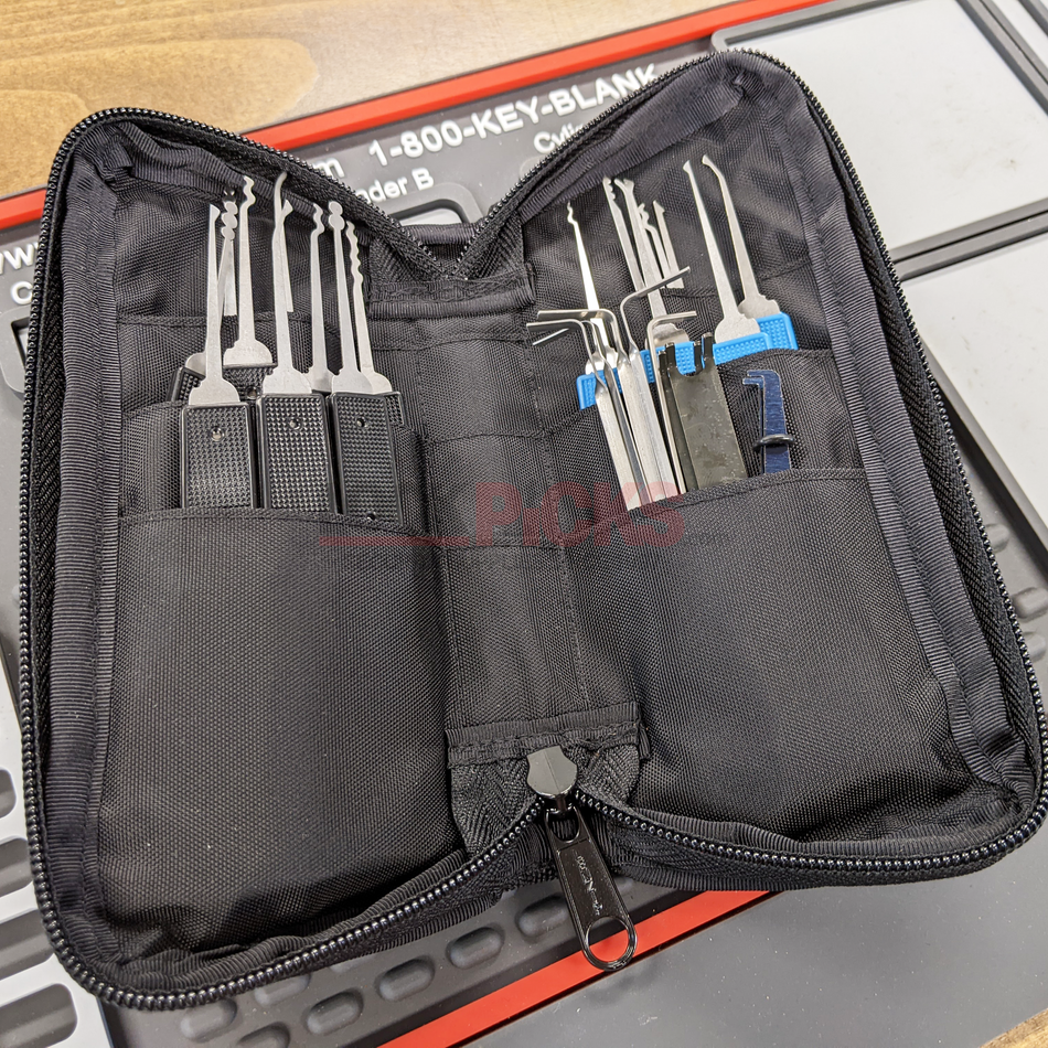 25-Pc. Lock Pick Set (Type-7) w/"Mini-Blue" -by RYTAN