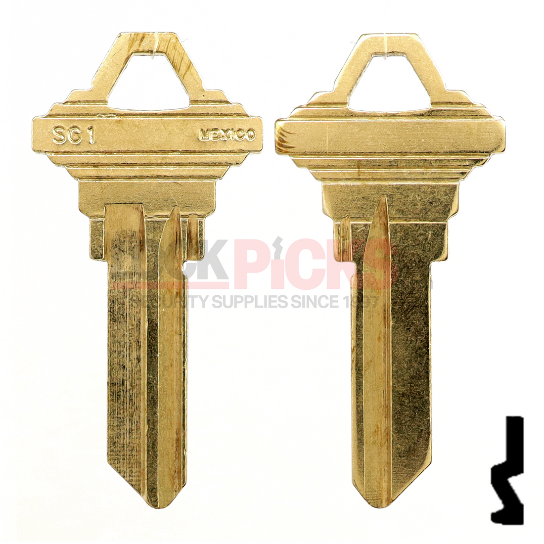 Schlage Key Blanks | Schlage SC1 Keys | Lockpicks.com