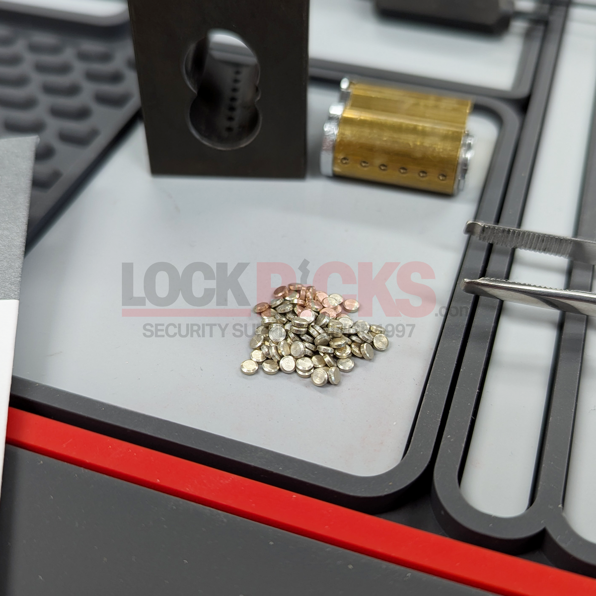 Locksmith Color SFIC A2 Color Coded #3 Top Pin (3B - .037) | LockPicks.com – Lockpicks.com