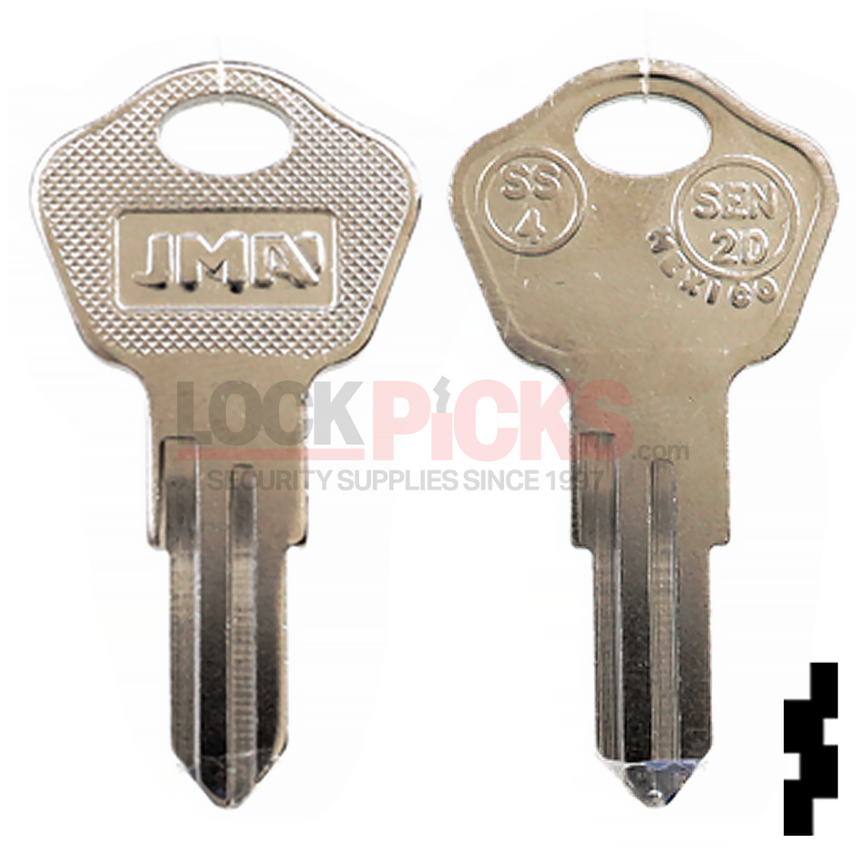 SEN-2D (SS4) NP Key Blank  - by JMA