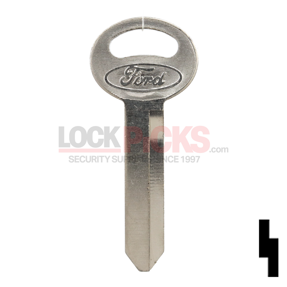 Ford (H50, S1167FD)  Key w/ Oval Ford Logo - by Strattec