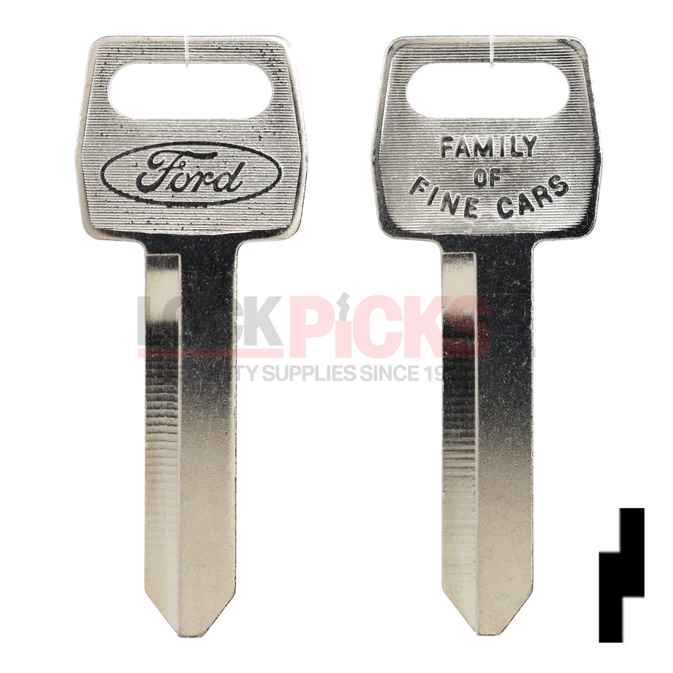 Ford (H51, 1167FD) Key w/ Ford Logo -by Strattec