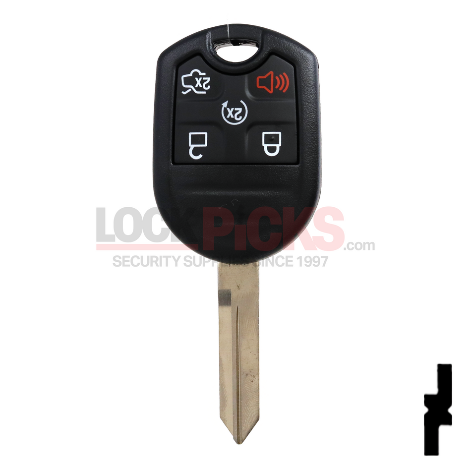 Ford (5921467) 5-Button (SA) Remote Head Key w/ Ford Logo -by Strattec
