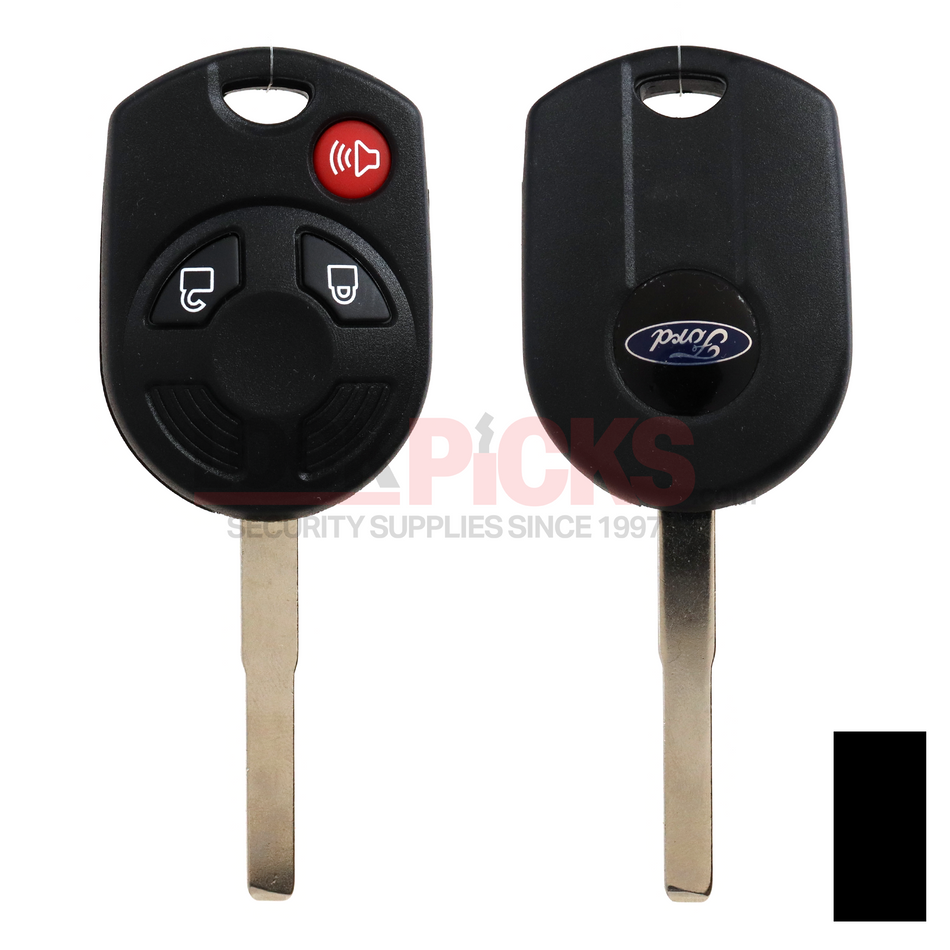 Ford (5921707) 3-Button Remote Head Key w/ Ford Logo Tex 4D-63 (80-Bit) -by Strattec