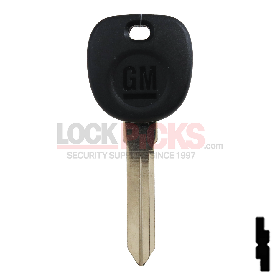 Cadillac (B112PT) Transponder Key PK3+ w/ GM Logo - by Strattec
