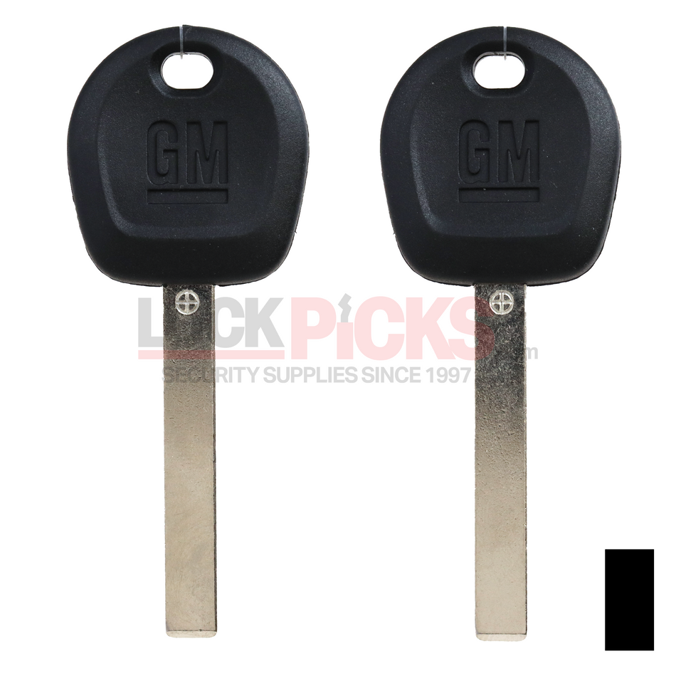 GM (B120PT) Circle Plus Transponder Key w/ GM Logo -by Strattec