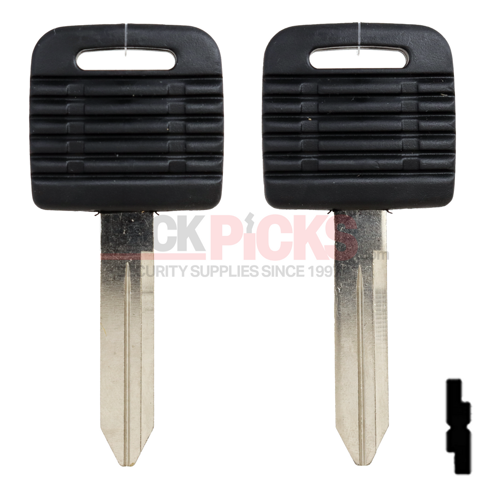 Freightline (B90, 1588) Plastic Head key w/ Logo -by Strattec