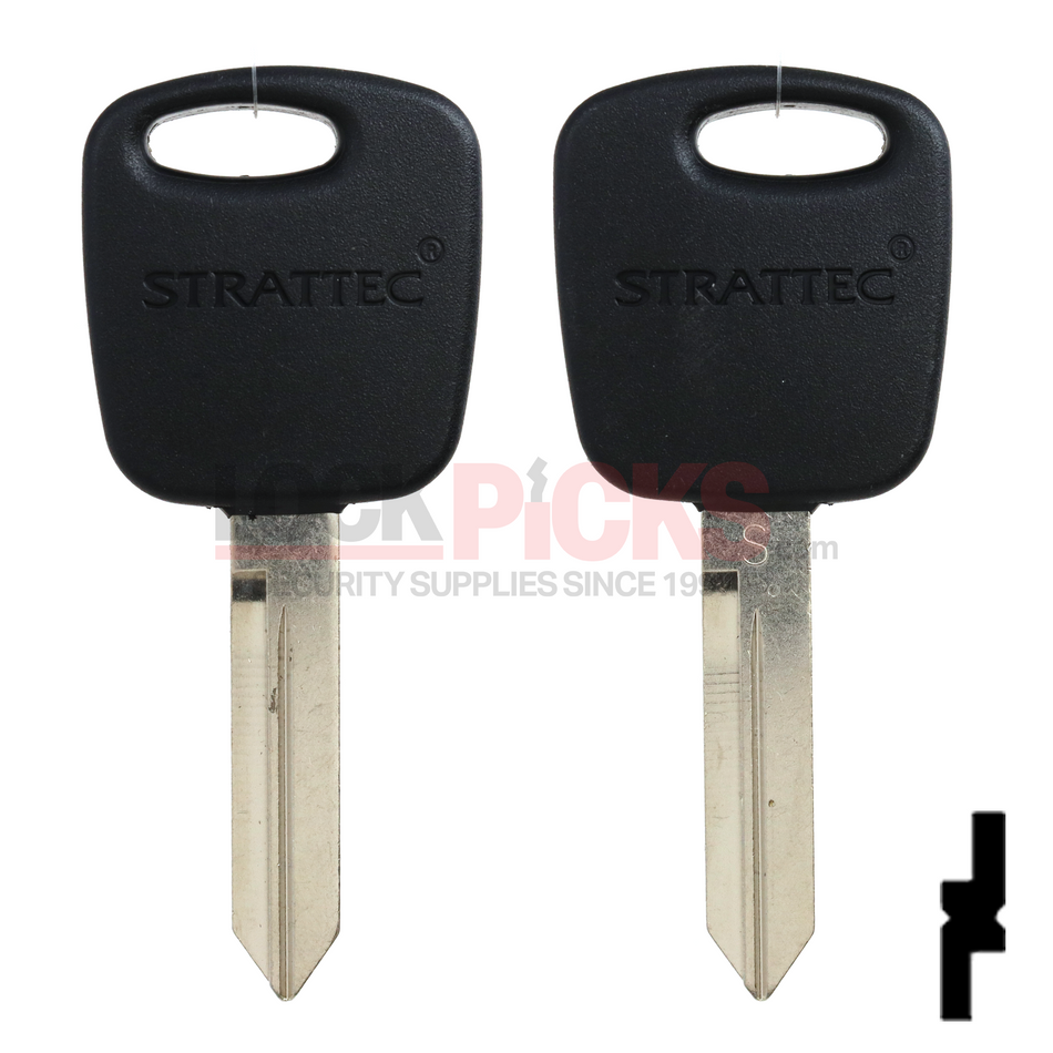Ford / Lincoln / Mercury (H72PT, 598333) Transponder Key -by Strattec