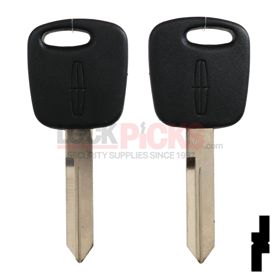 Lincoln Mark VIII Transponder Key w/ Strattec Logo -by Strattec
