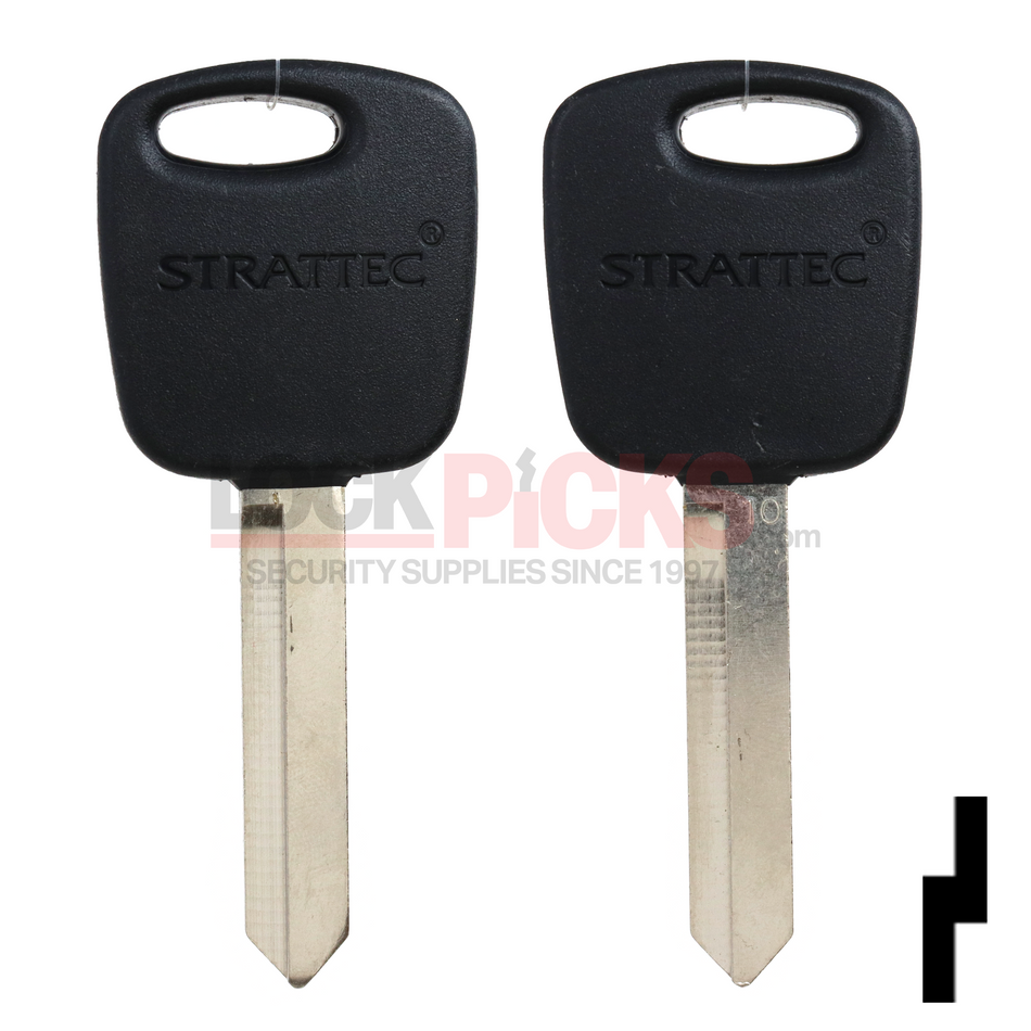 Ford (H73) Transponder Key w/ Strattec Logo Tex-4C -by Strattec