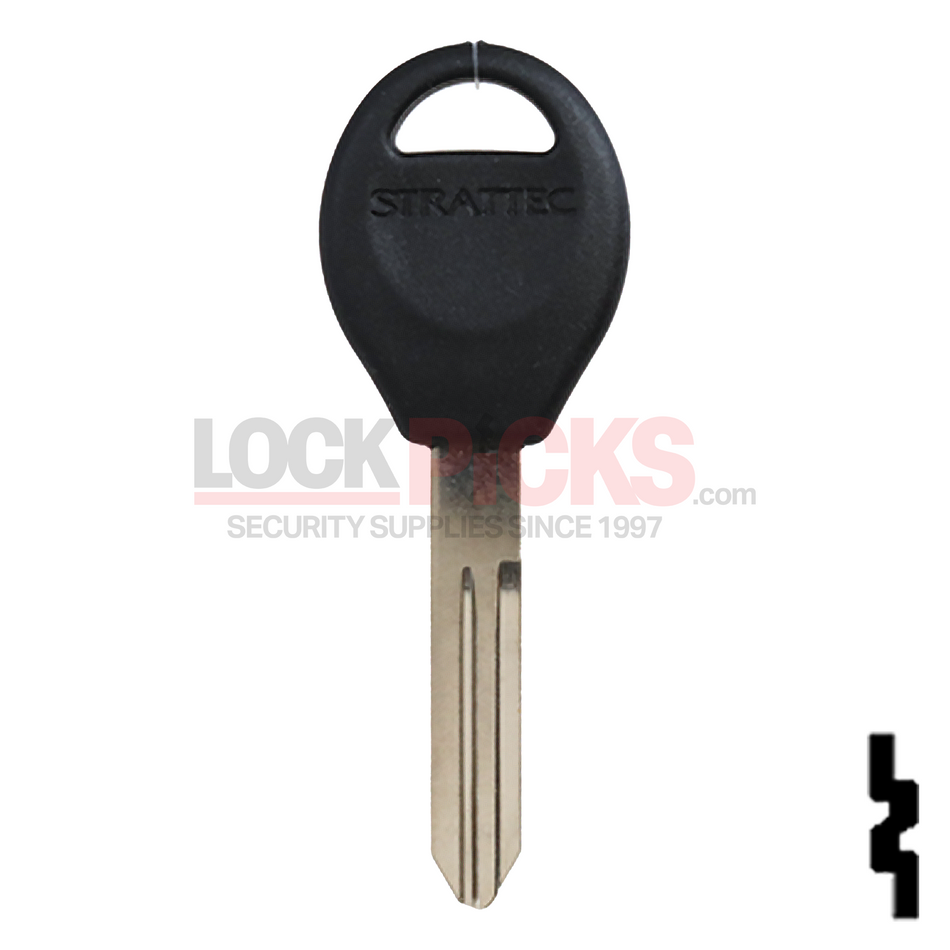 Nissan (DA34-P, X237) Plastic Key Head w/ Strattec Logo -by Strattec