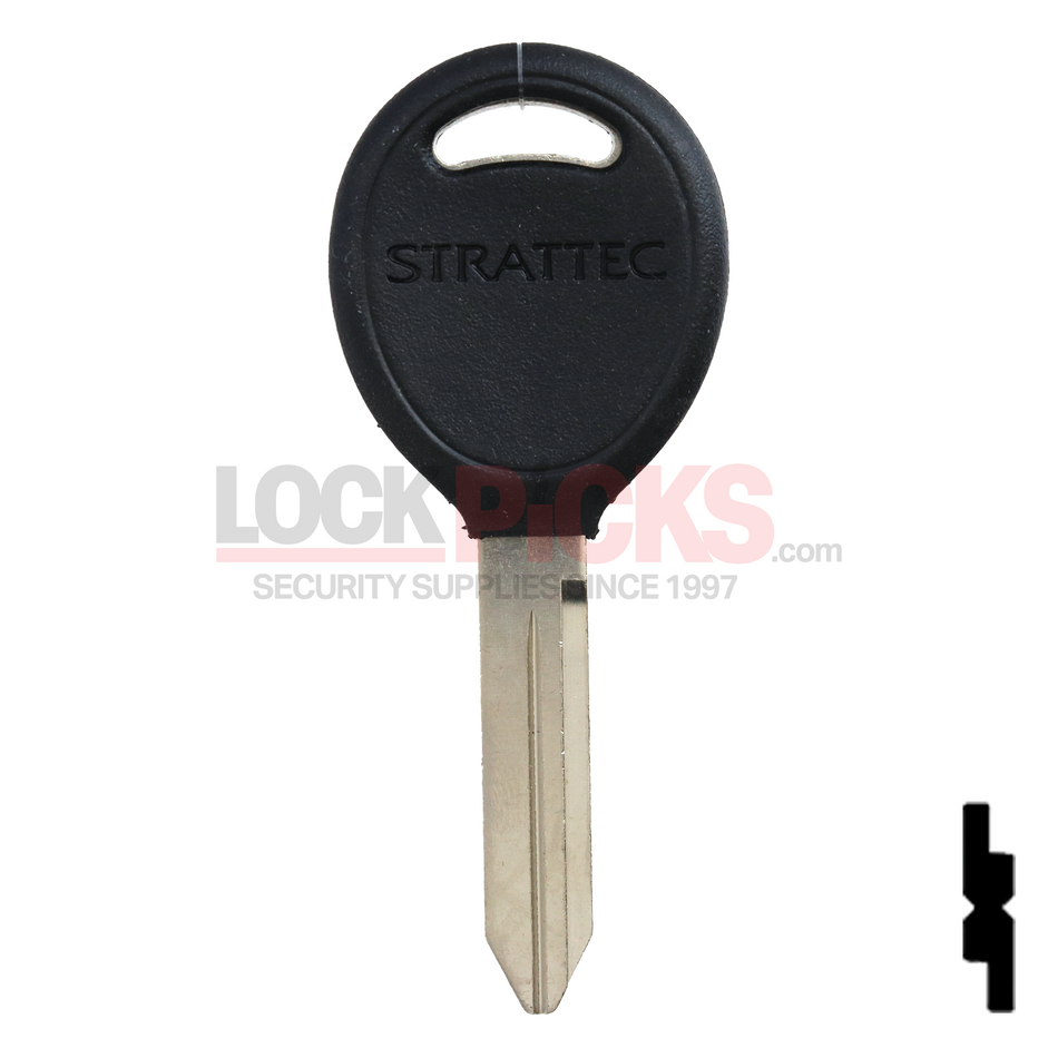 Chrysler (Y159, P1795) Plastic Key  Head w/ Strattec Logo -by Strattec