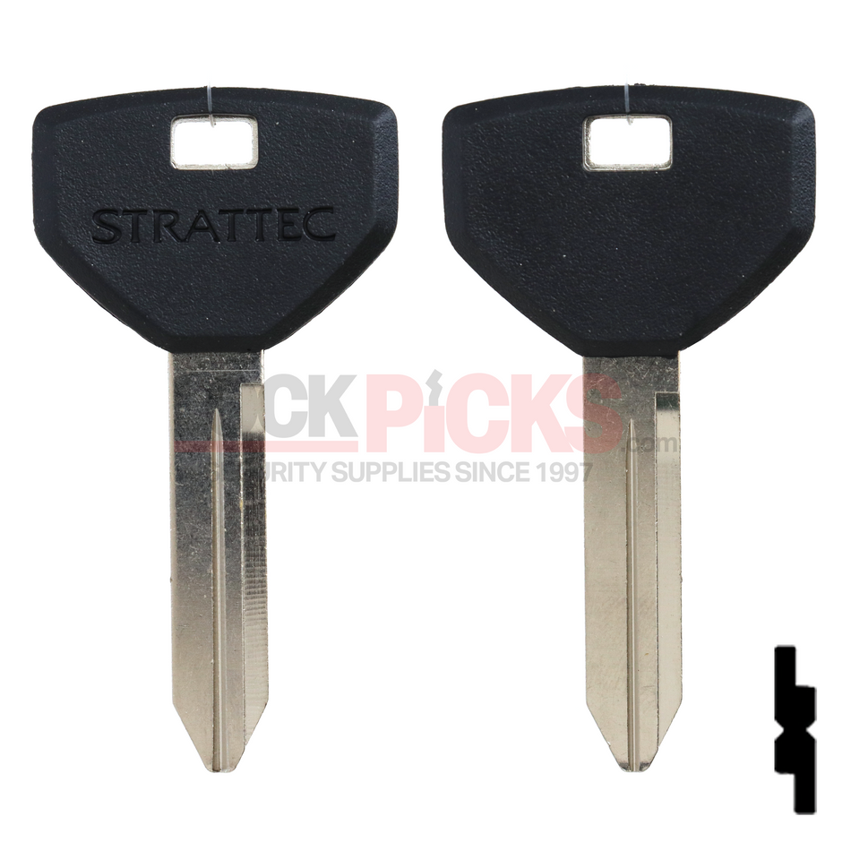 Chrysler (Y157P) Plastic Key Head w/ Strattec Logo -by Strattec (10pk)