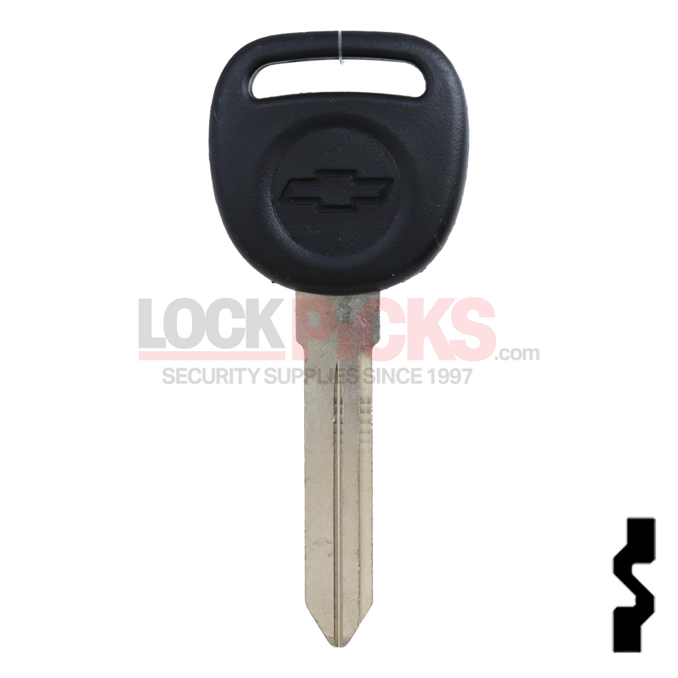 Chevy (PT04-PT, B107PT) Transponder Key w/ Chevy Logo -by Strattec