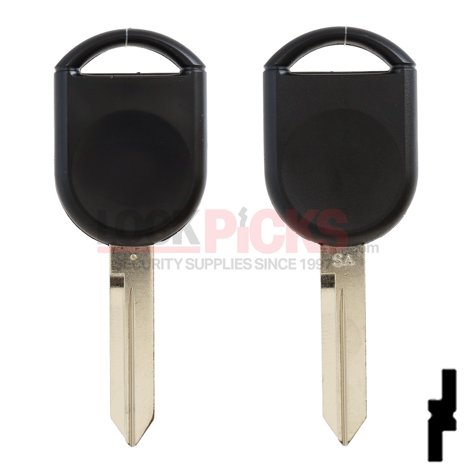 Ford (H92PT, H84PT, H85PT, 5918997) Transponder Key TEX 4D 63 (80-Bit) -by Strattec