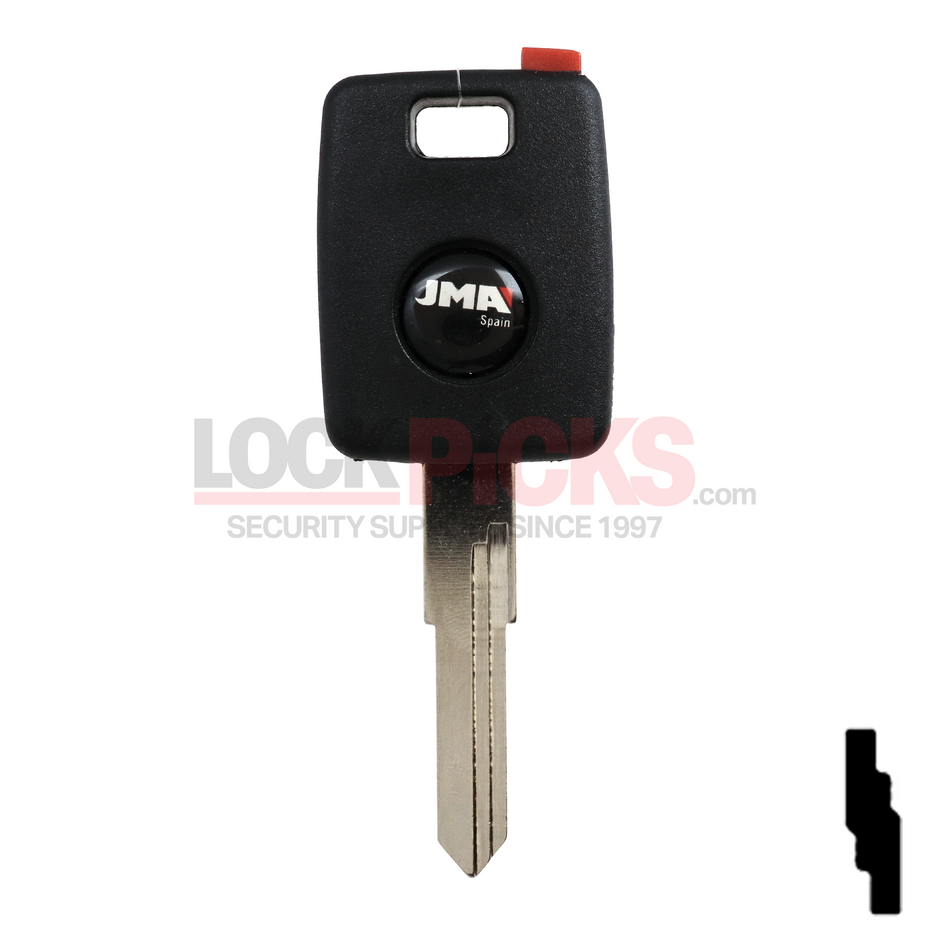 Audi (TP00AU-AH-P2) Transponder Key Shell -by JMA