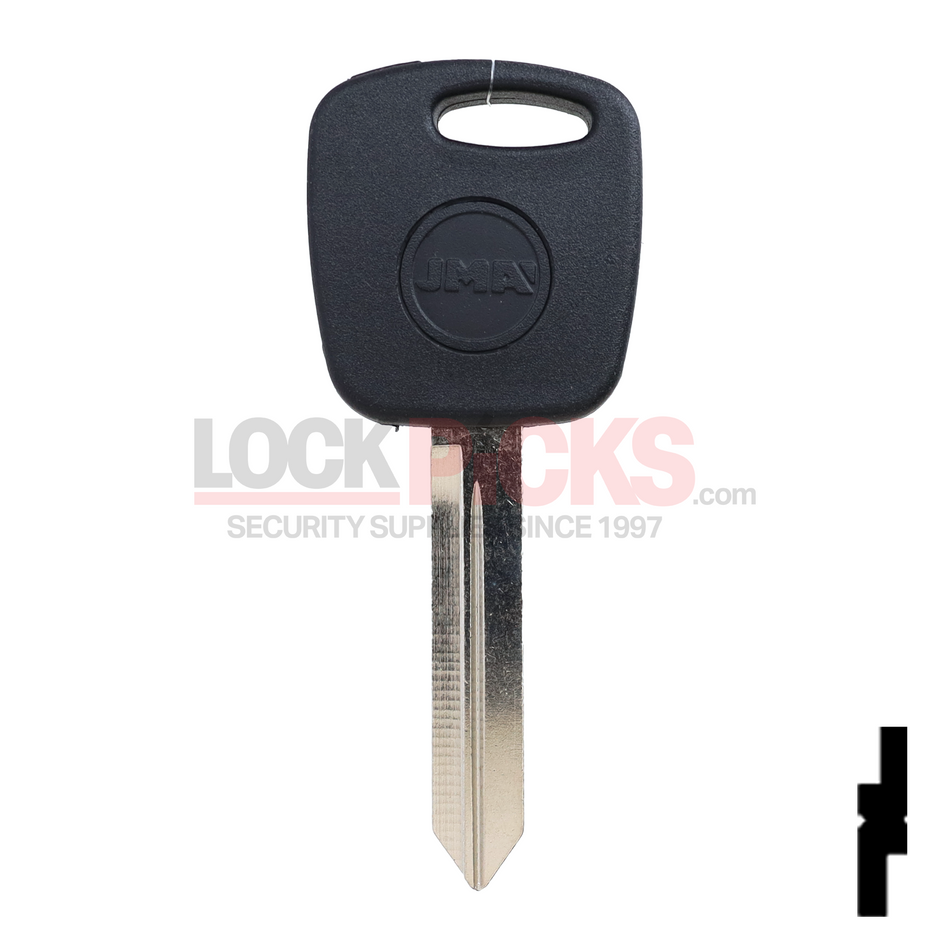 Ford (H74PT/H86PT, 691643, TP06FO-15D.P) 4D-60 Chip Transponder Key -by JMA