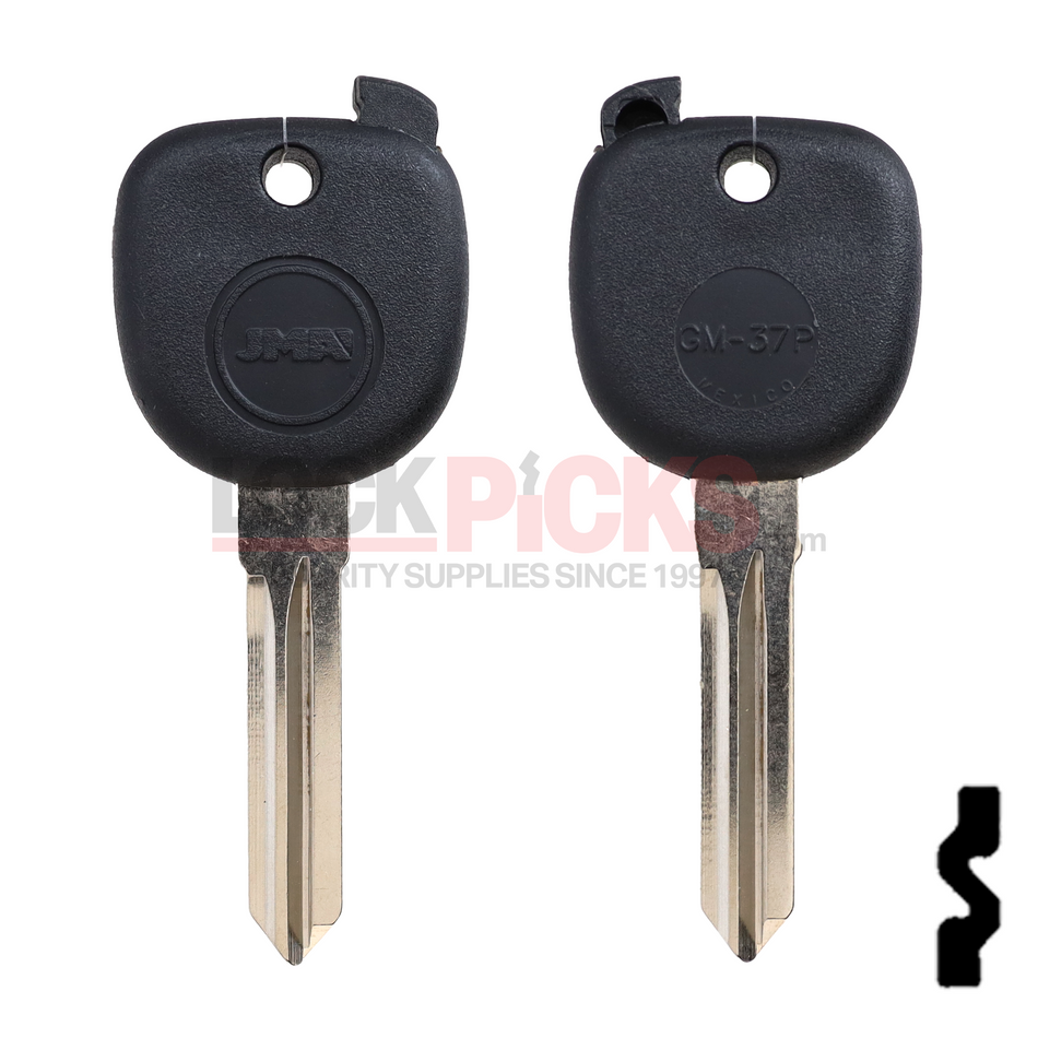 GM (PT04-SHELL, B107-SHELL, B111-SHELL, B115-SHELL) Transponder Key Shell -by JMA