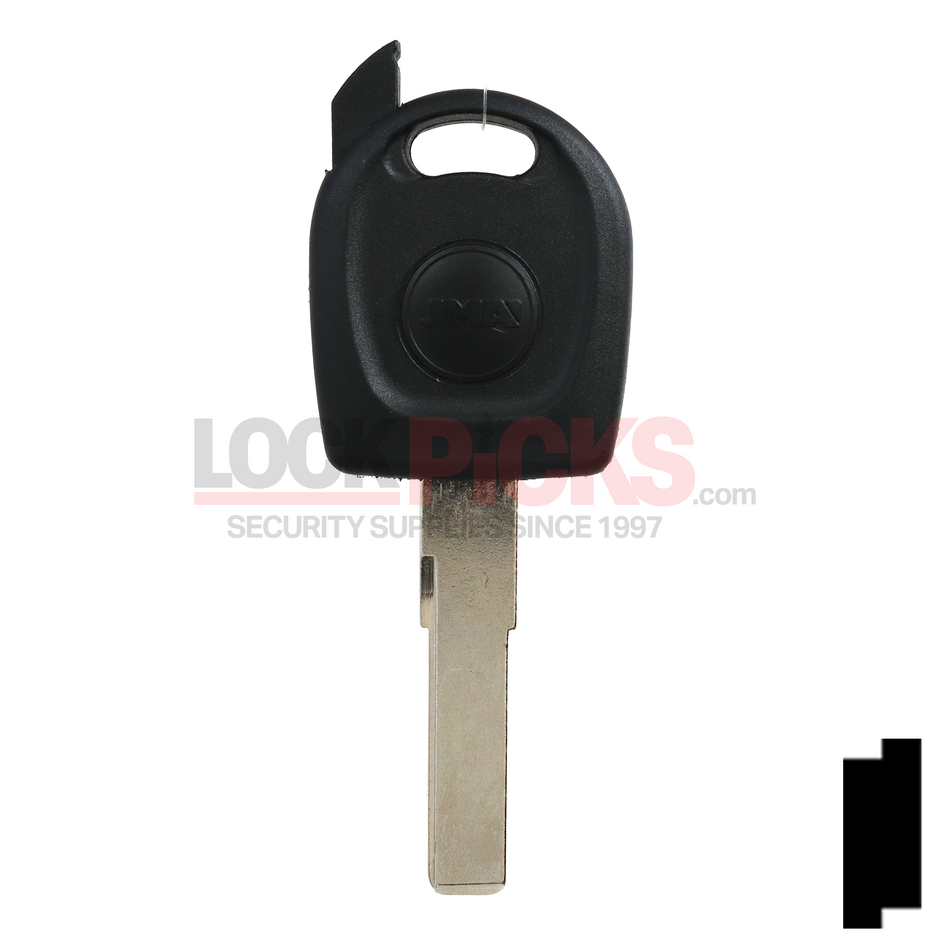 Volkswagen (HU66T6-SHELL, HU66T6-SHELL, HU66T24-SHELL) Transponder Key Shell -by JMA
