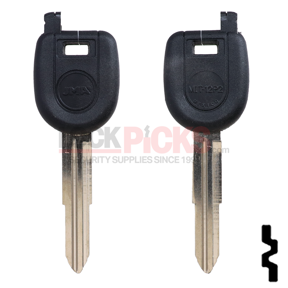 Mitsubishi (TP00MIT-12-P) Transponder Key Shell -by JMA