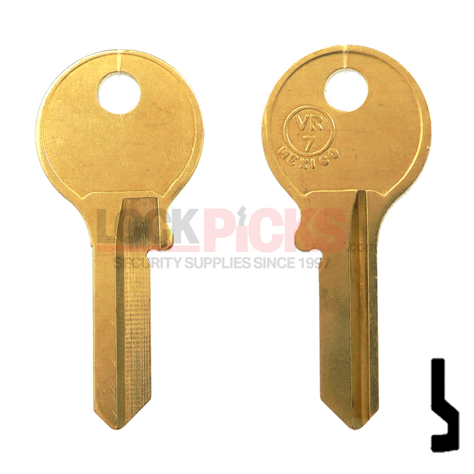 Viro / Abus (VR7-NP) Key Blank -by JMA