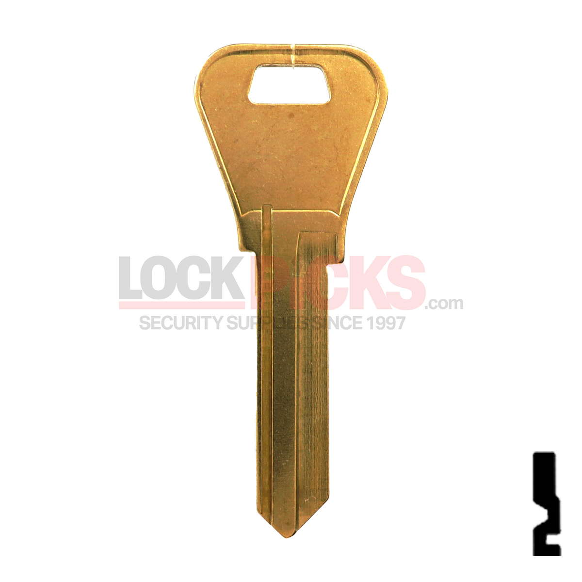 Wr4 Lock WEISER (WR4-BR,A1054WB)(6-Pin) | Key Blank | LockPicks.com – Lockpicks.com