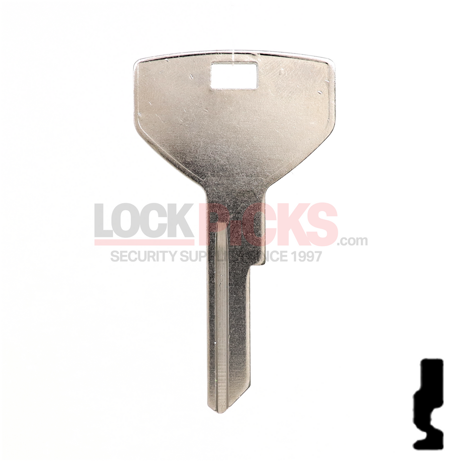 Chrysler Key Blank (Y153-NP, CHR-18E, P1786)
