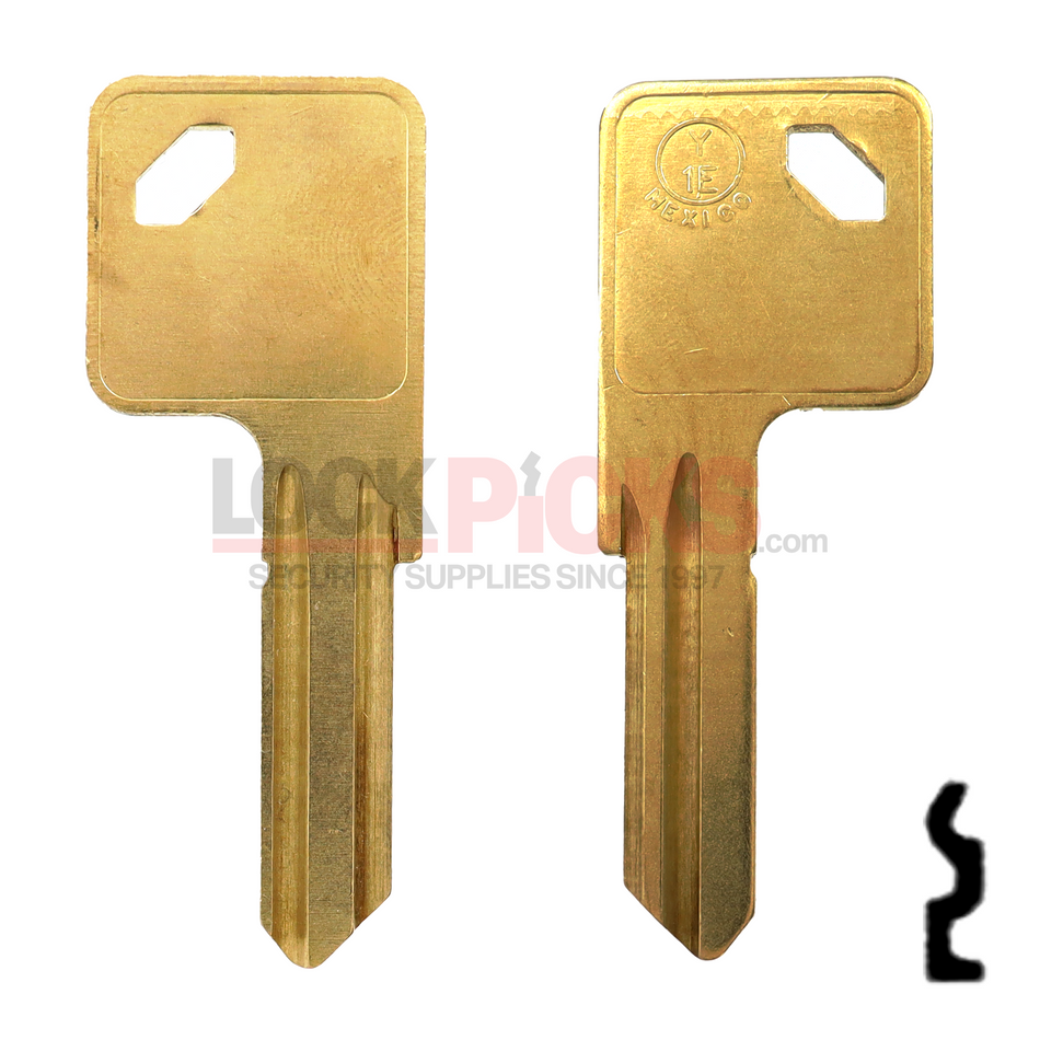 YA34DS key blank (Y1E)