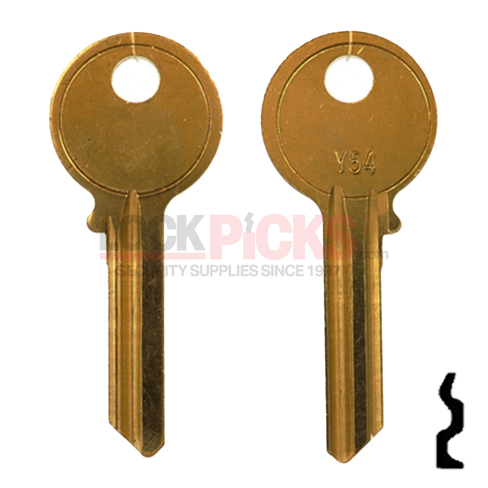 Y54 key blanks