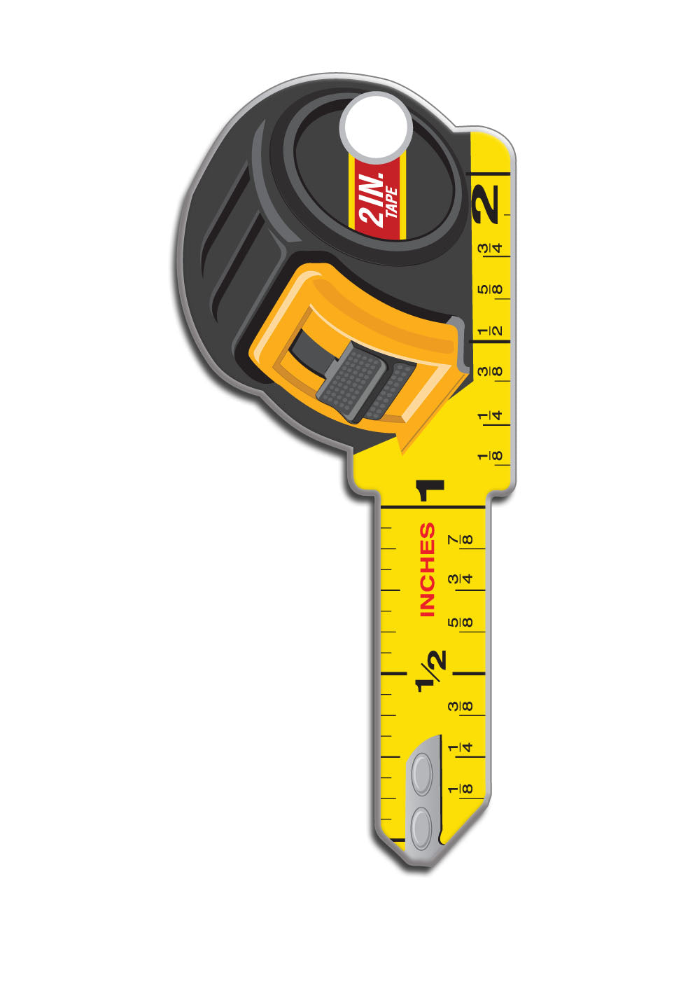 Key Shapes KW1/11 Tape Measure -by Lucky Line – Lockpicks.com