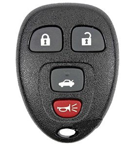Chevrolet (CHEV-R07-OUC) 4 Button Remote Key (Lock, Unlock, Trunk, Panic) 315MHz