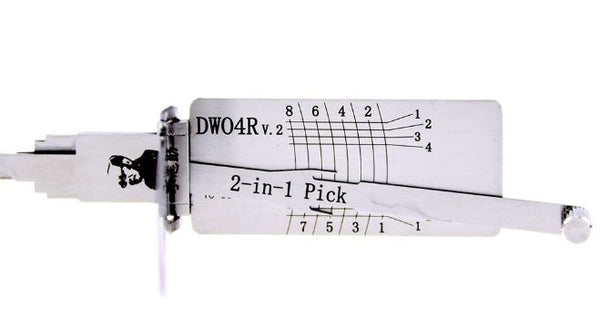 Original Lishi - GM DW04R (V.2) 2-In-1 Tool | Lockpicks.com