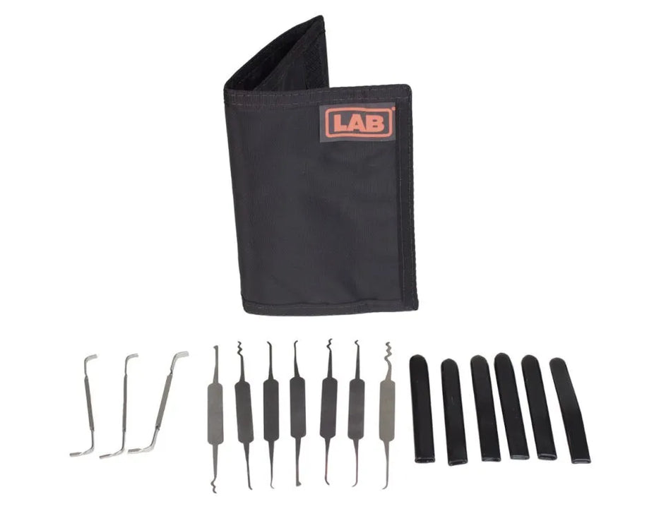 17 Piece Tri-Fold Pick Set- by LAB