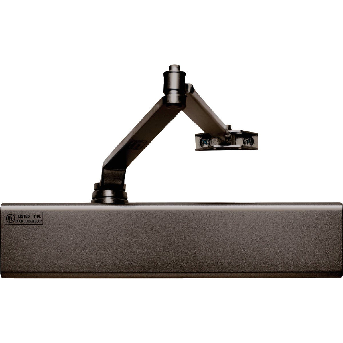 Tell Pro 800 Series Grade 1 Heavy Duty Door Closer - Adjustable 1-6, Full Cover - Duro Finish