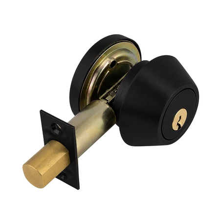 Tell Pro DB2000 Series Grade 2 Single Cylinder Deadbolt - US10B Finish