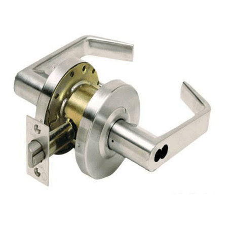 Tell Pro LC2600 Series Grade 2 Cortland Classroom Lever Lock SFIC - US26D Finish