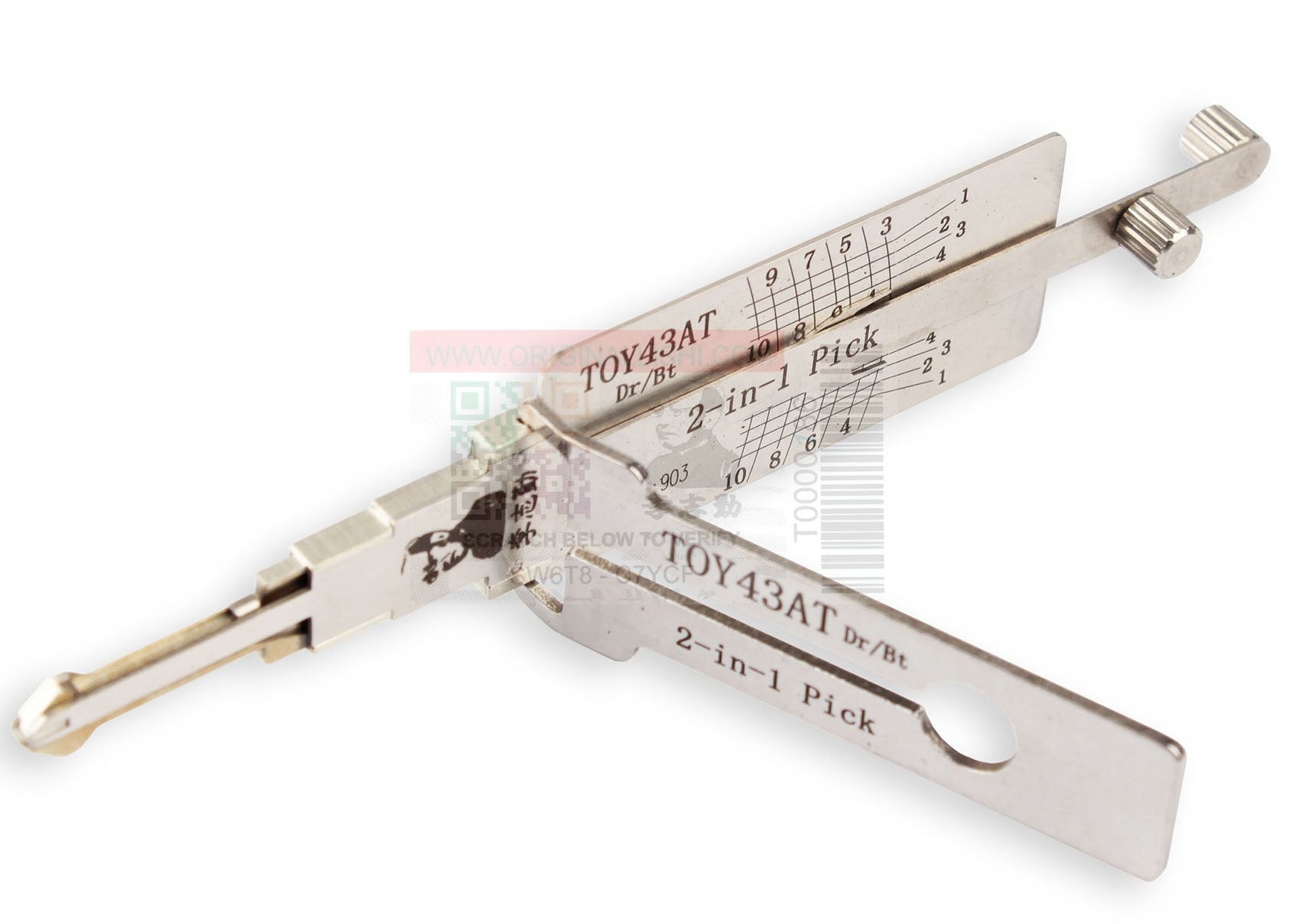 Toyota (TOY43AT/TR47) 2-in-1 tool - by Original Lishi – Lockpicks.com