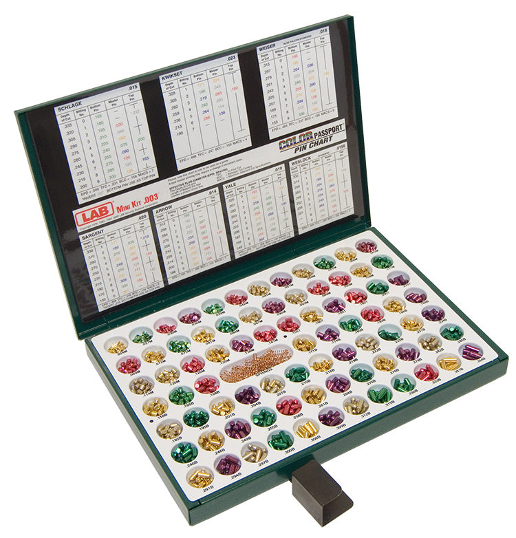 Pin Key Set Mini Universal .005 Pin Kit -by LAB – Lockpicks.com