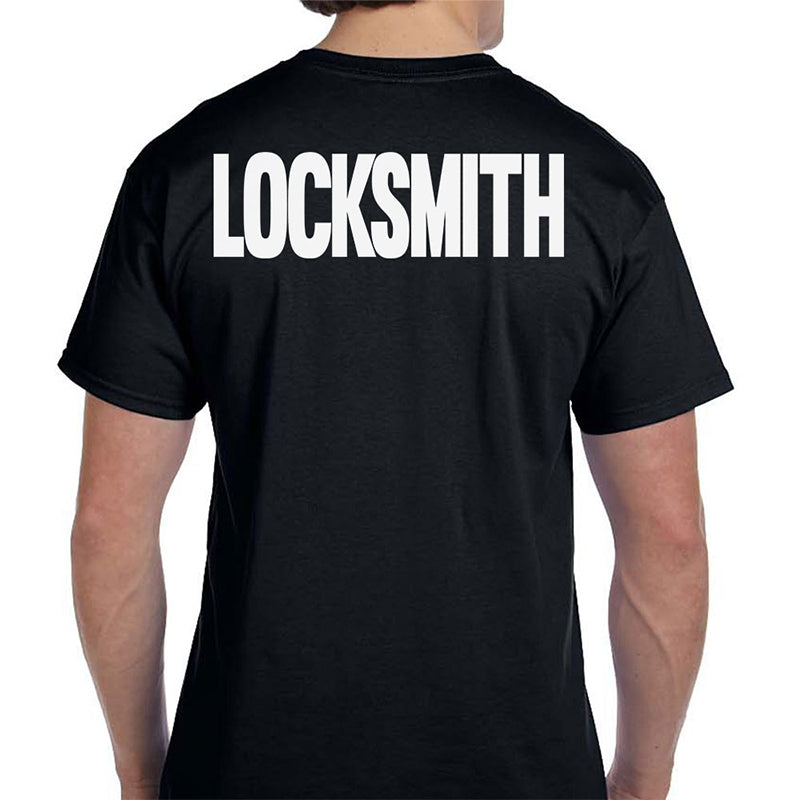 Black LOCKSMITH Logo T-Shirt | LockPicks – Lockpicks.com
