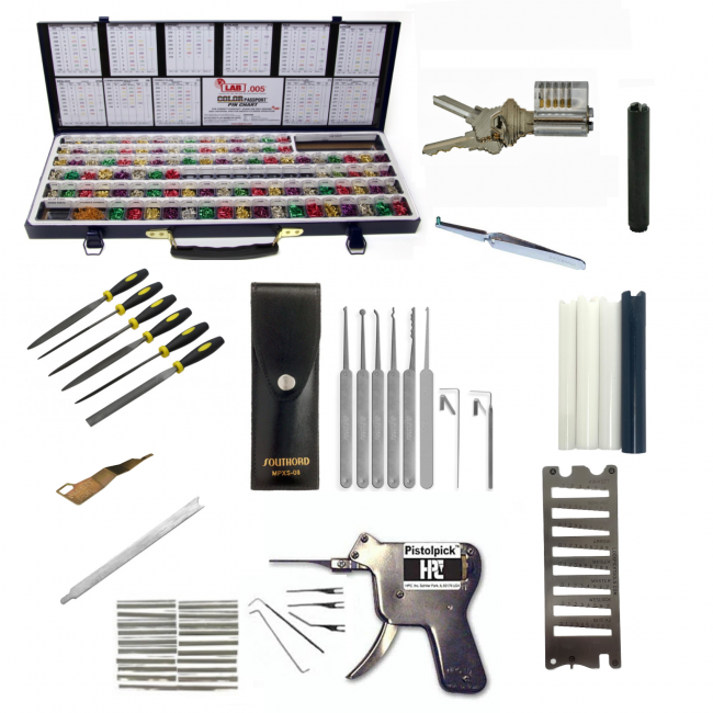 Lockheed Tools Locksmith Basic Tools | Locksmith Course – Lockpicks.com