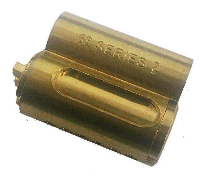 83 S2-3000 Schlage "C-L" Chrome Plated Brass Cylinder Only -by ABUS