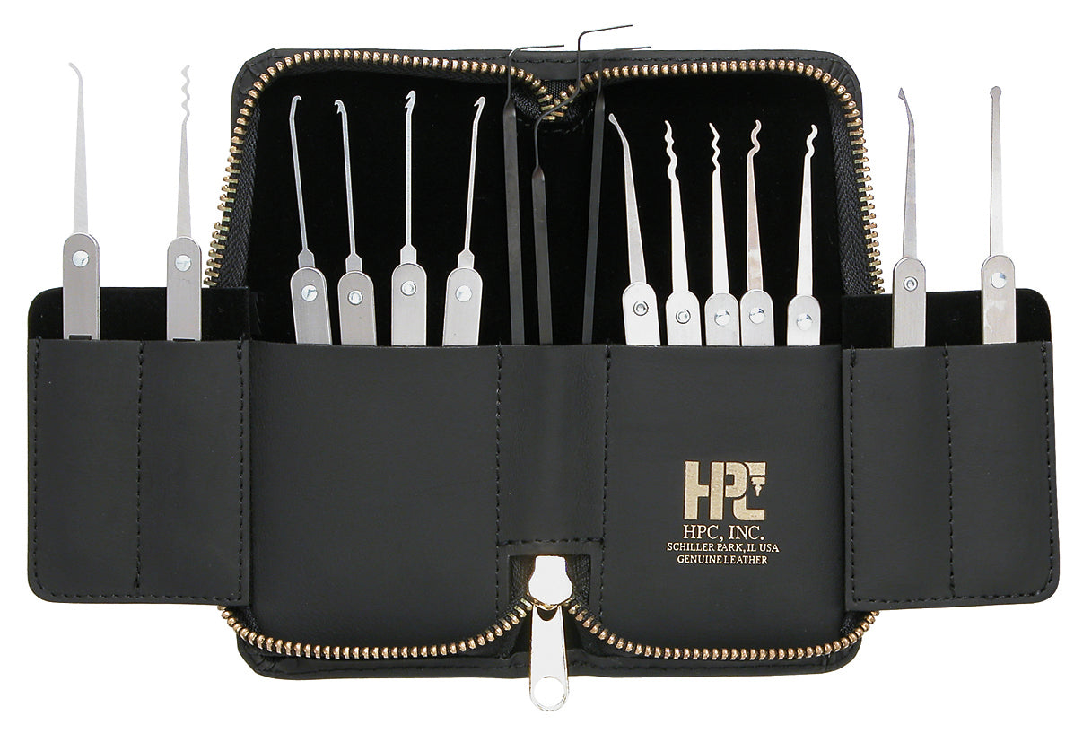 Lock Pecs Master Any Lock with HPC's PIP-2000 Stainless Steel Lock Pick Set ...