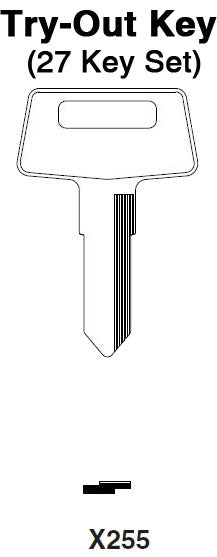 KAWASAKI - X255 Key - TO-22 (X255) – Lockpicks.com