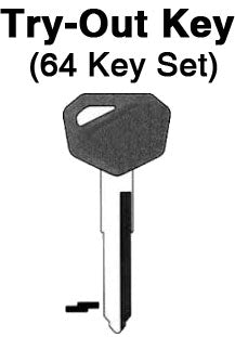 KAWASAKI - Motorcycles 1996 & Up - TO-37 (KW15BP, KA15BP) 64pc. Try-Out Key Set 